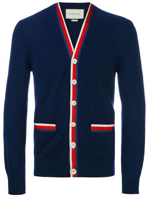 mens gucci cashmere sweater|Gucci cardigan sweaters for men.